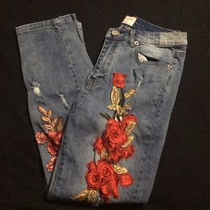Emory Park Embroidered Denim